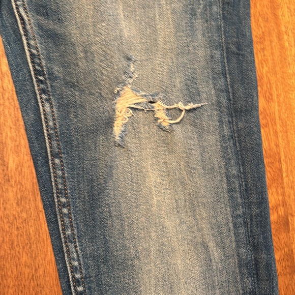 Distressed Blue Jeans - Picture 2 of 8
